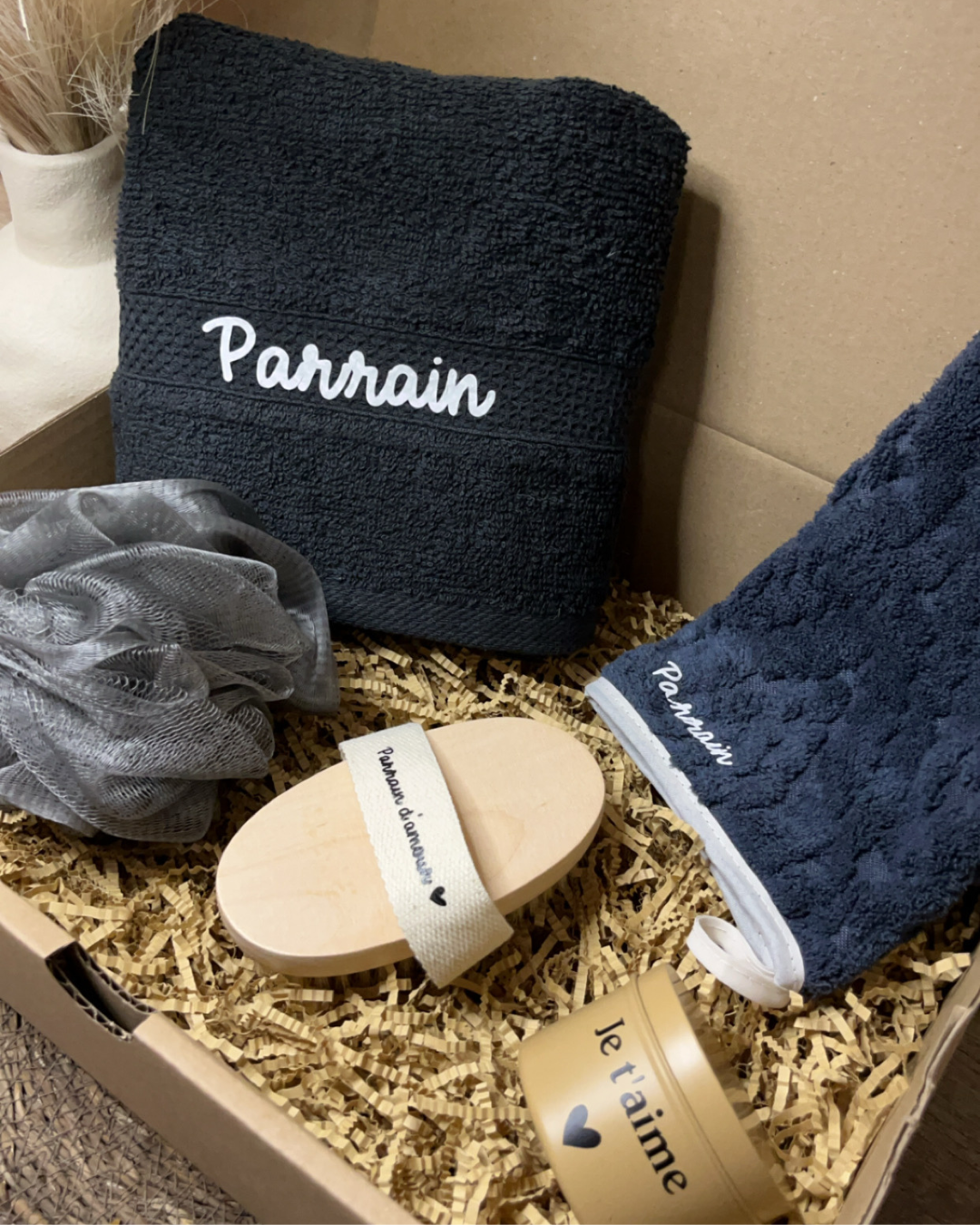 Coffret bien être Homme adulte personnalisé prénom