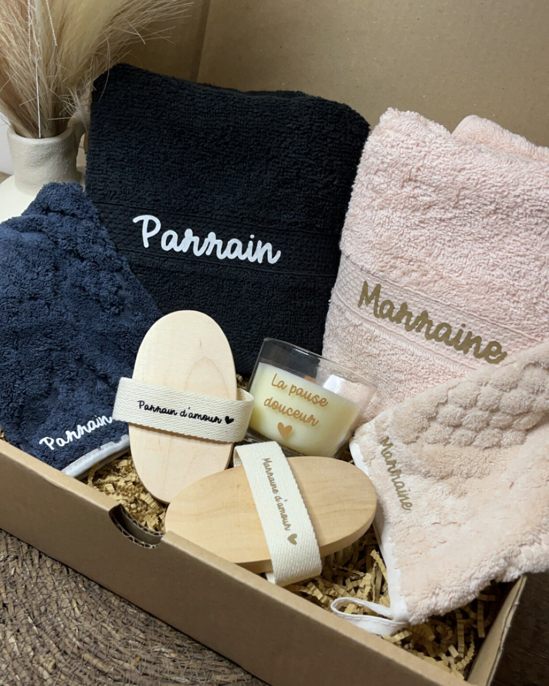 Coffret bien être duo adulte personnalisé prénoms