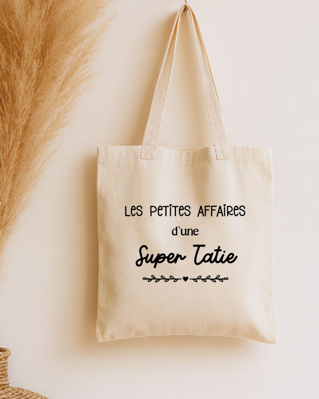 Tote bag en coton personnalisé les petites affaires de