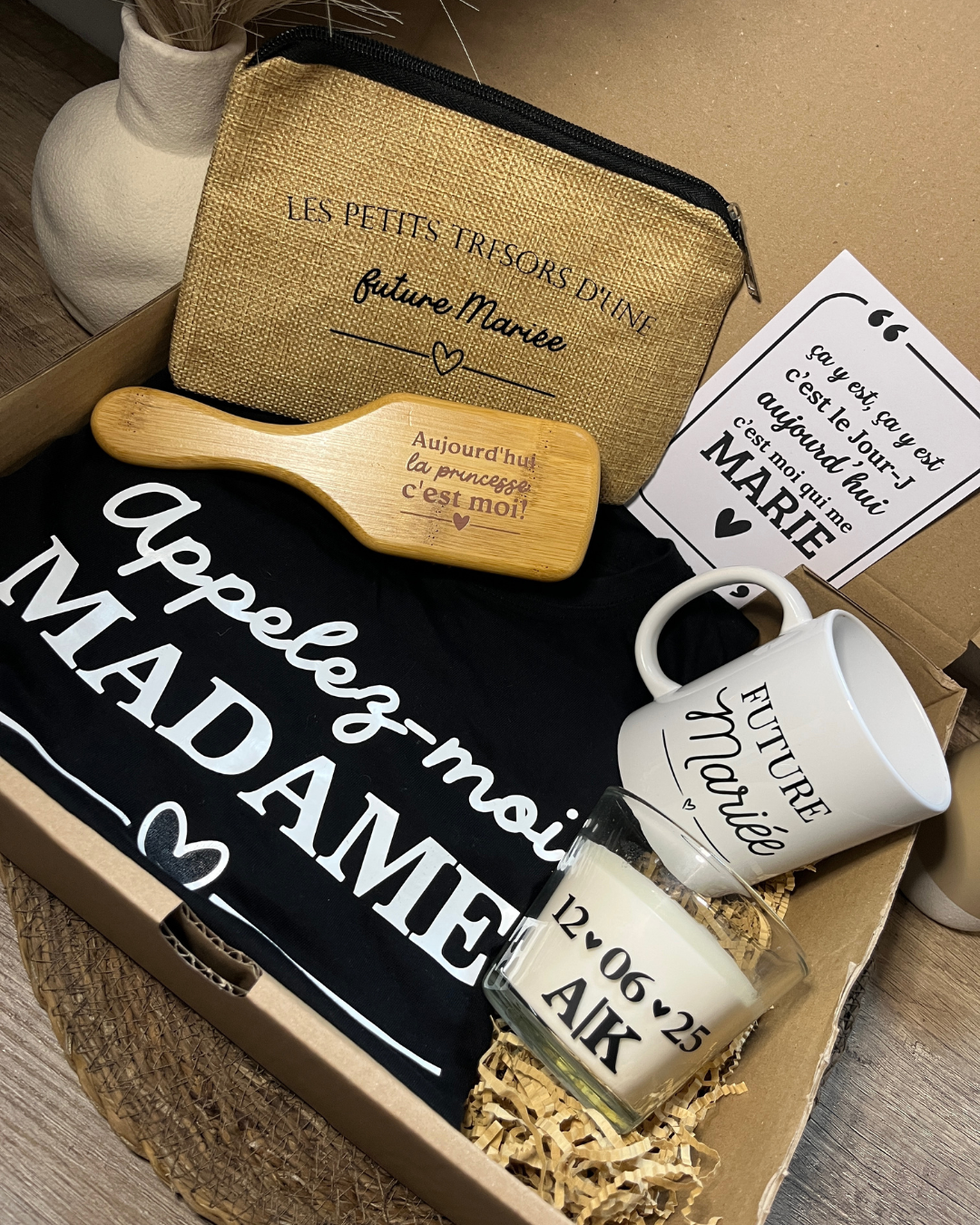 Coffret mariage personnalisé