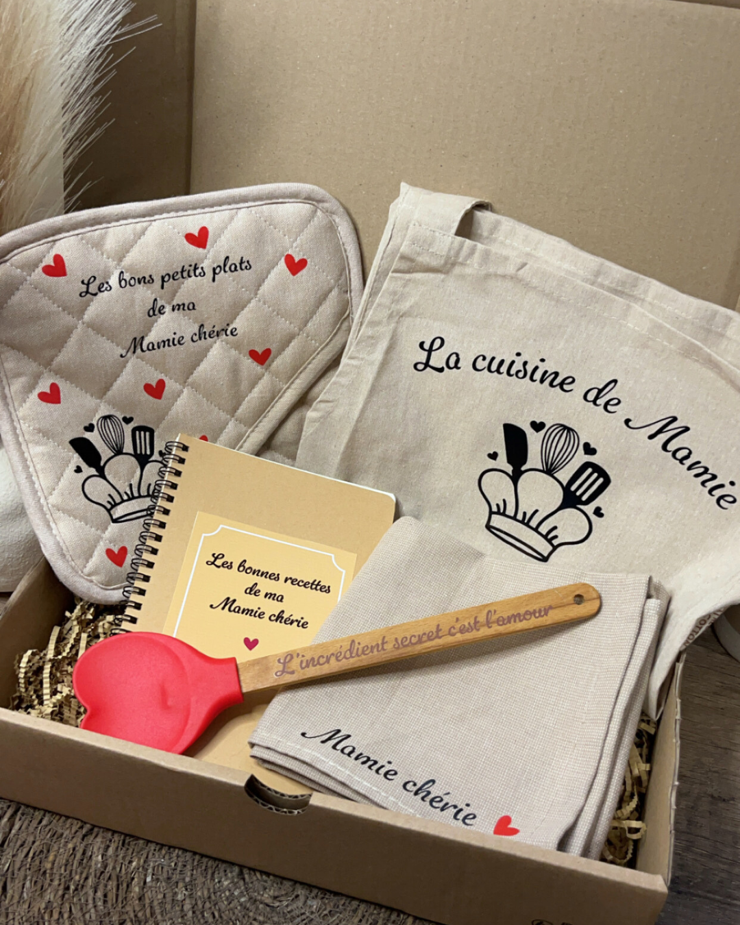 Coffret cuisine adulte féminin personnalisable