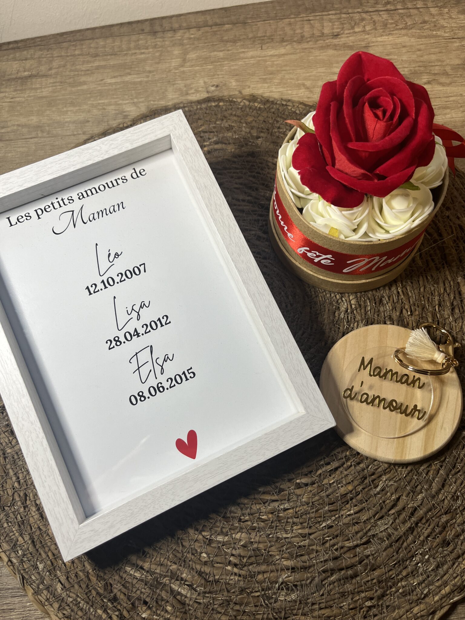 Coffret cadre personnalisé