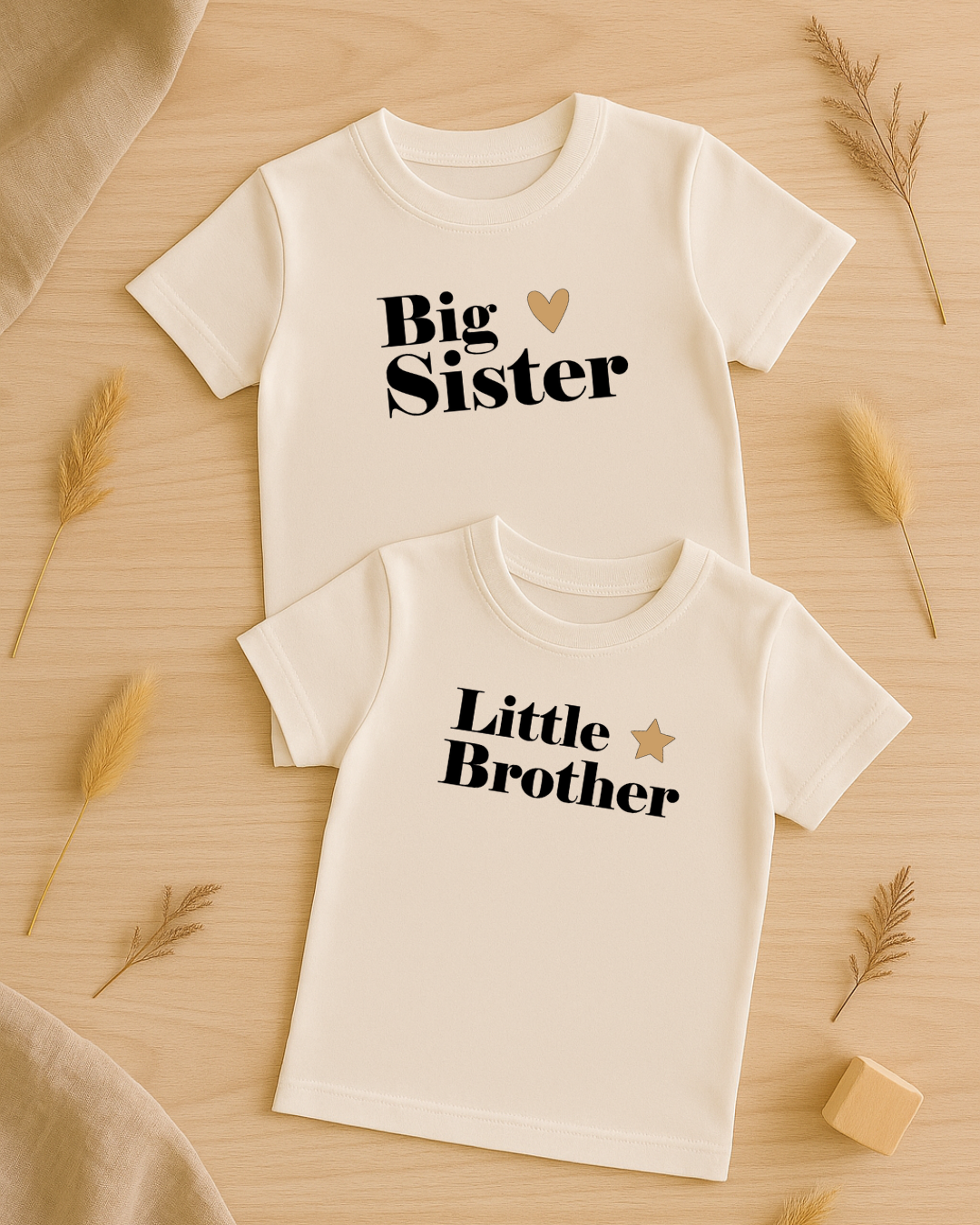 Coffret textile personnalisé t-shirts enfant