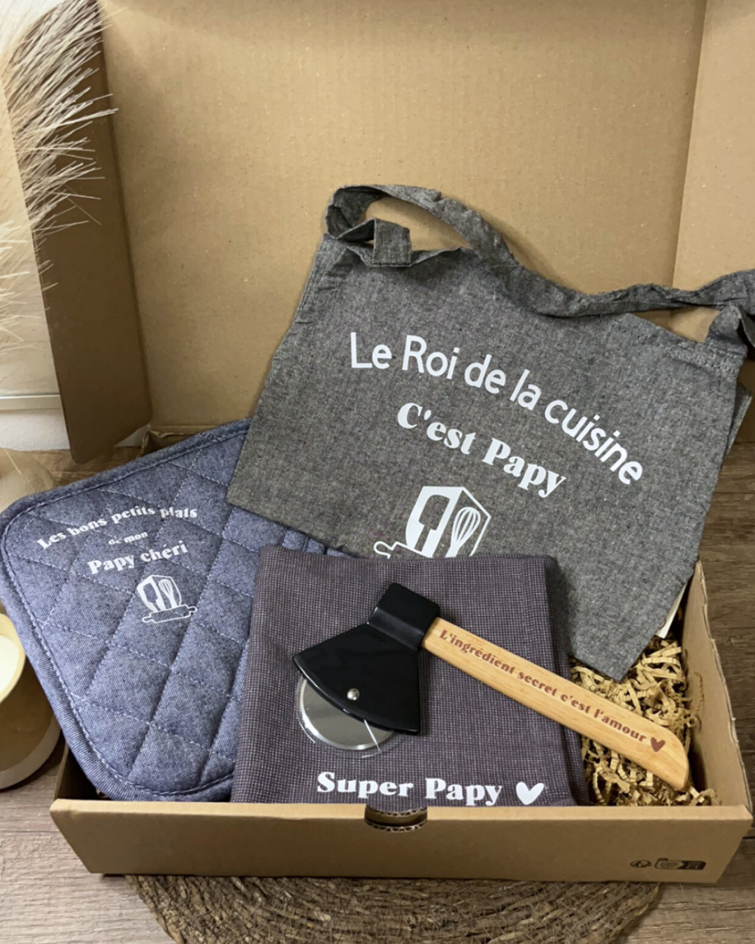 Coffret cuisine adulte masculin personnalisable