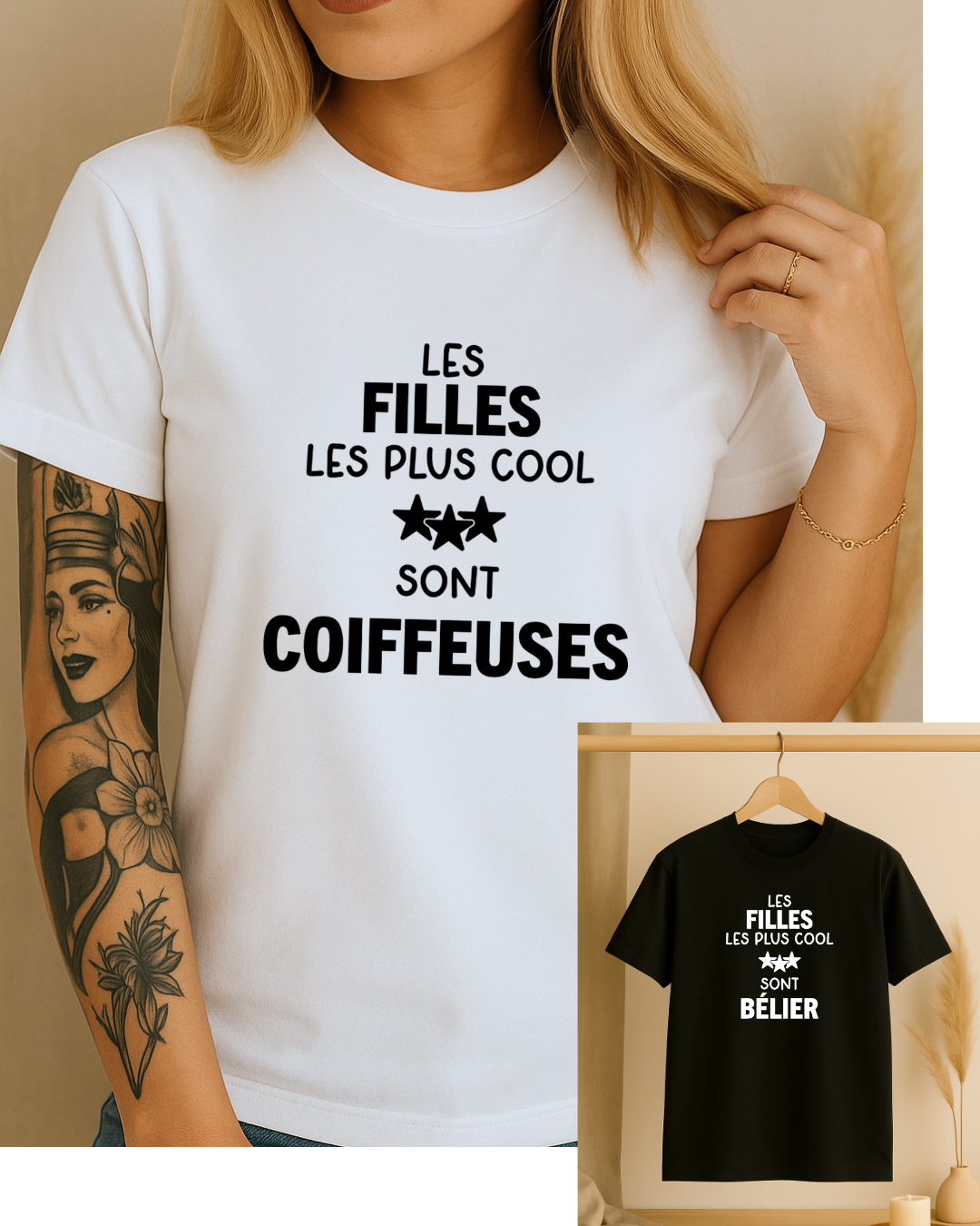 T-shirt femme personnalisé