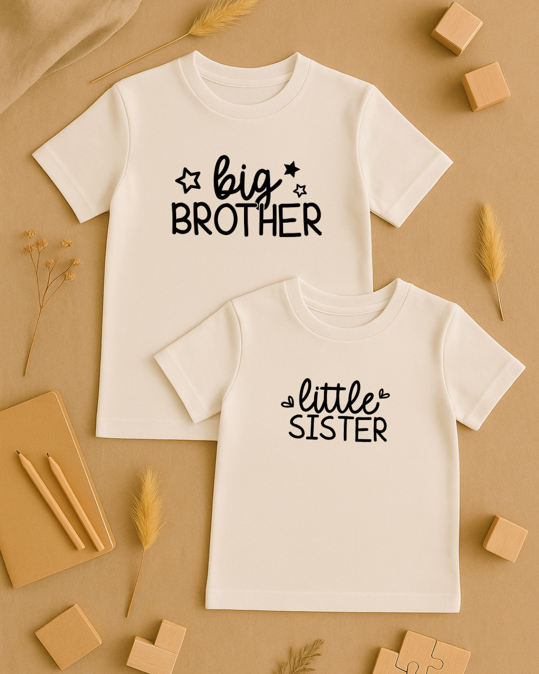 Coffret textile personnalisé t-shirts enfant