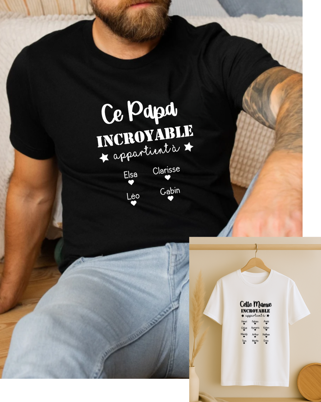 T-shirt homme personnalisé
