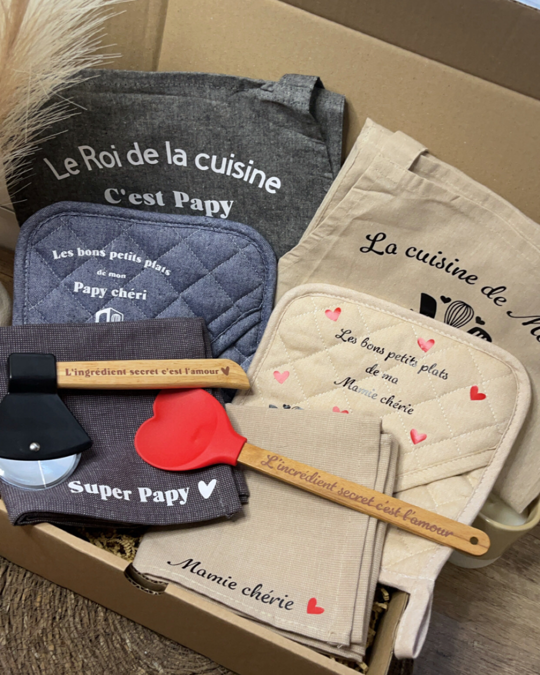 Coffret cuisine duo adulte personnalisable
