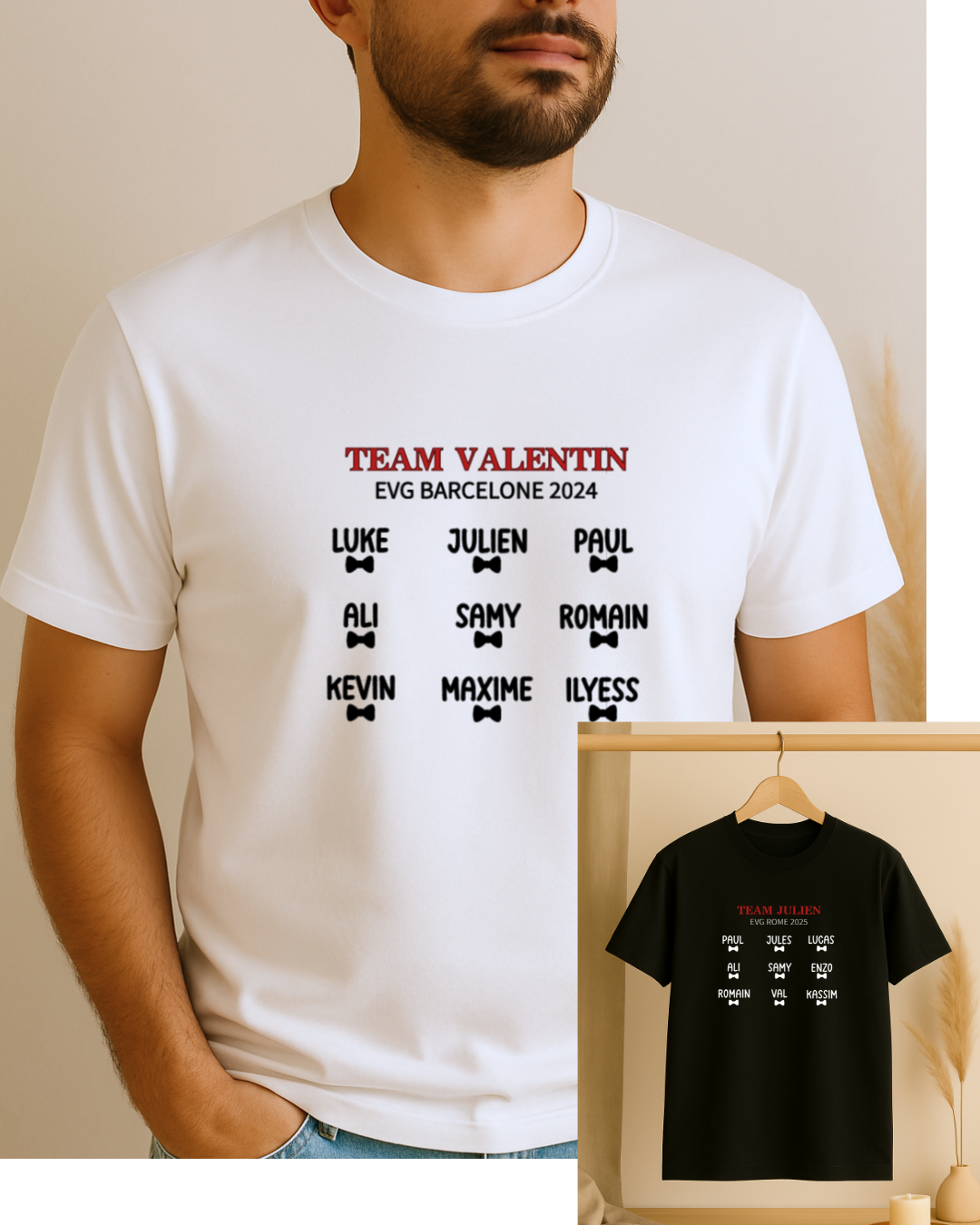 T-shirt homme personnalisé