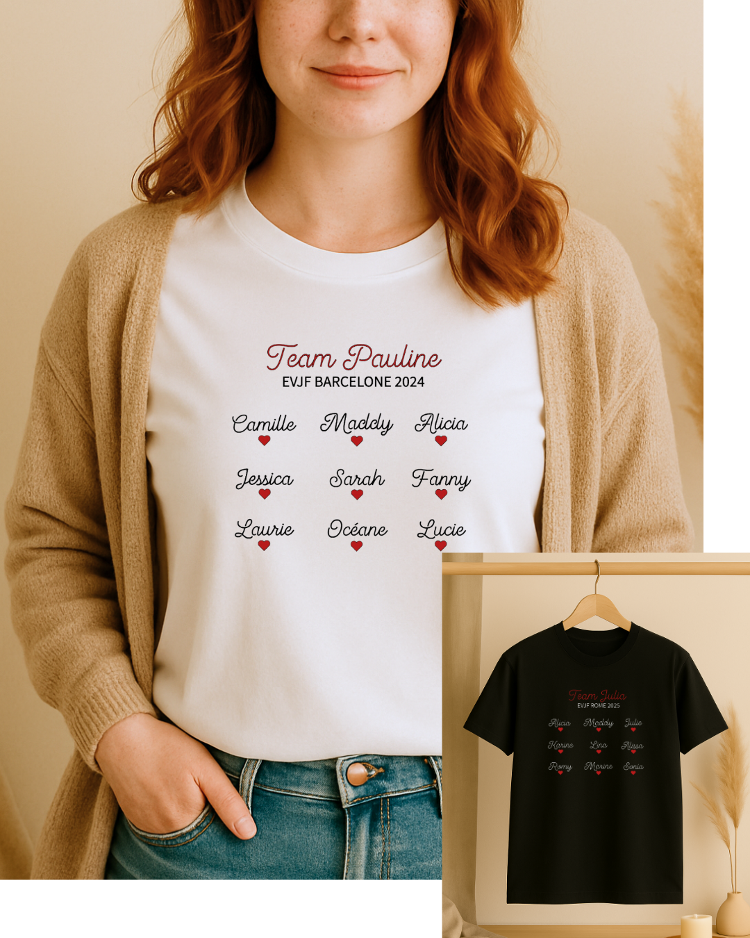 T-shirt femme personnalisé