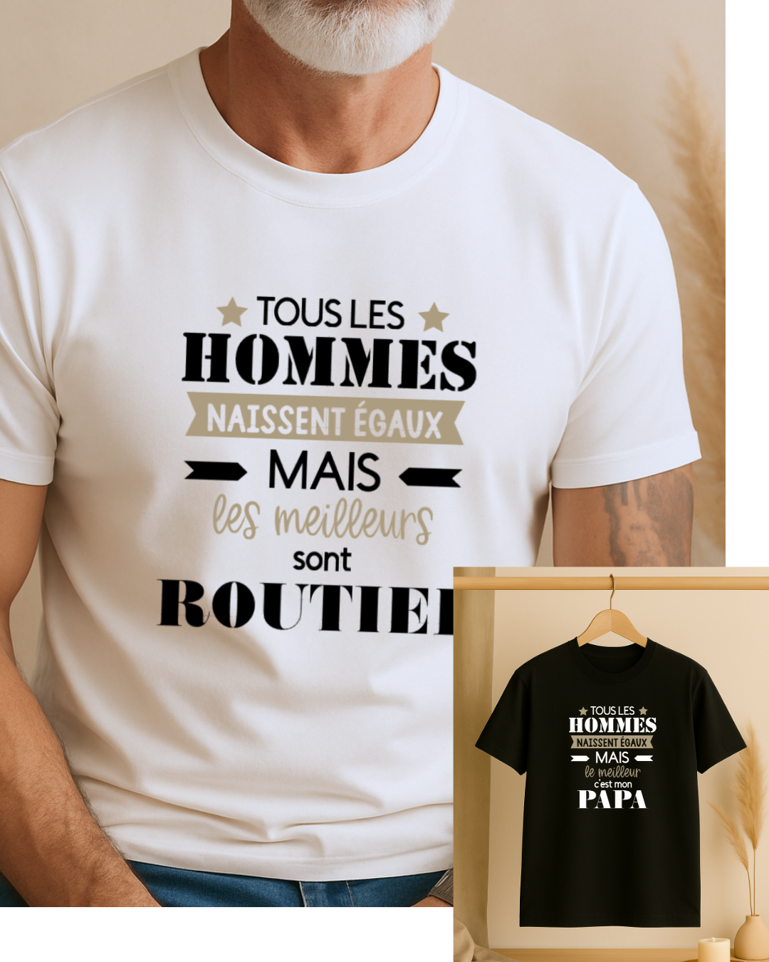 T-shirt homme personnalisé