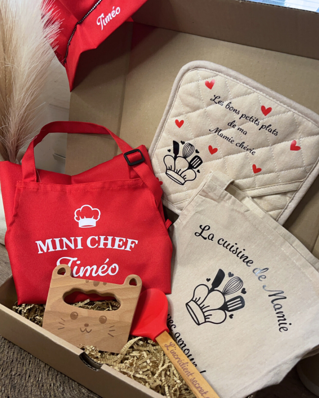 Coffret cuisine Adulte et enfant personnalisé