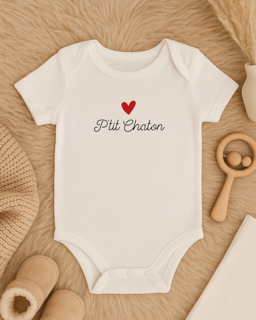 Body inscription "Petit chaton"