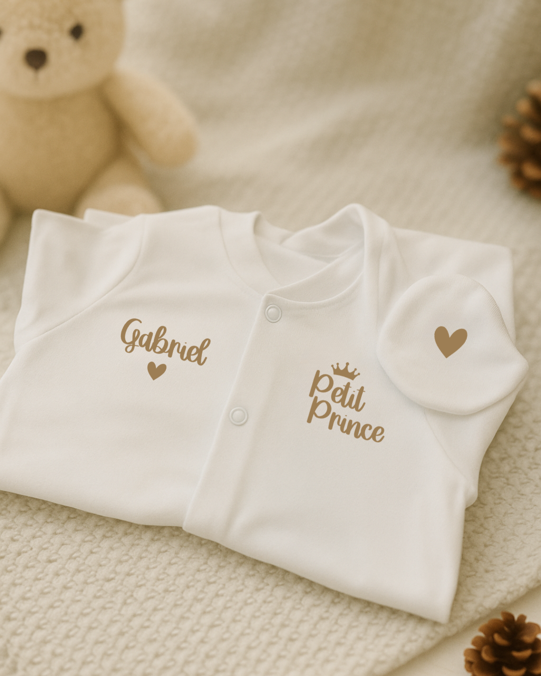 Pyjama bébé personnalisé avec prénom